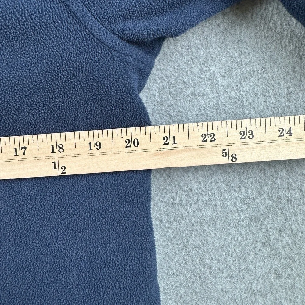 The North Face Jacket Boys L Blue Denali Fleece Full Zip Hooded Outdoor‎ Coat